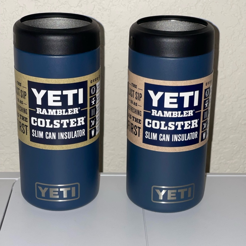 Yeti rambler slim can koozie brand new